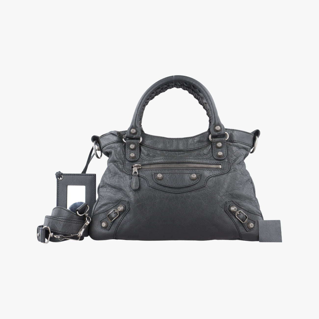 Vintage Balenciaga Giant City Grey lambskin  shoulderbag | stylenewstar