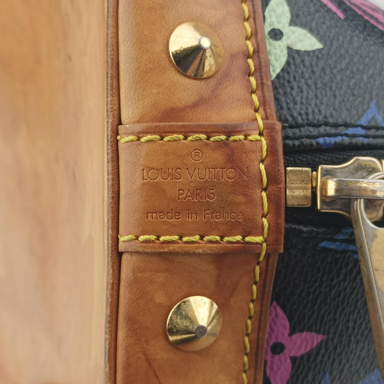 Vintage Louis Vuitton Alma PM Noir Monogram Multicolor M92646 handbag | stylenewstar