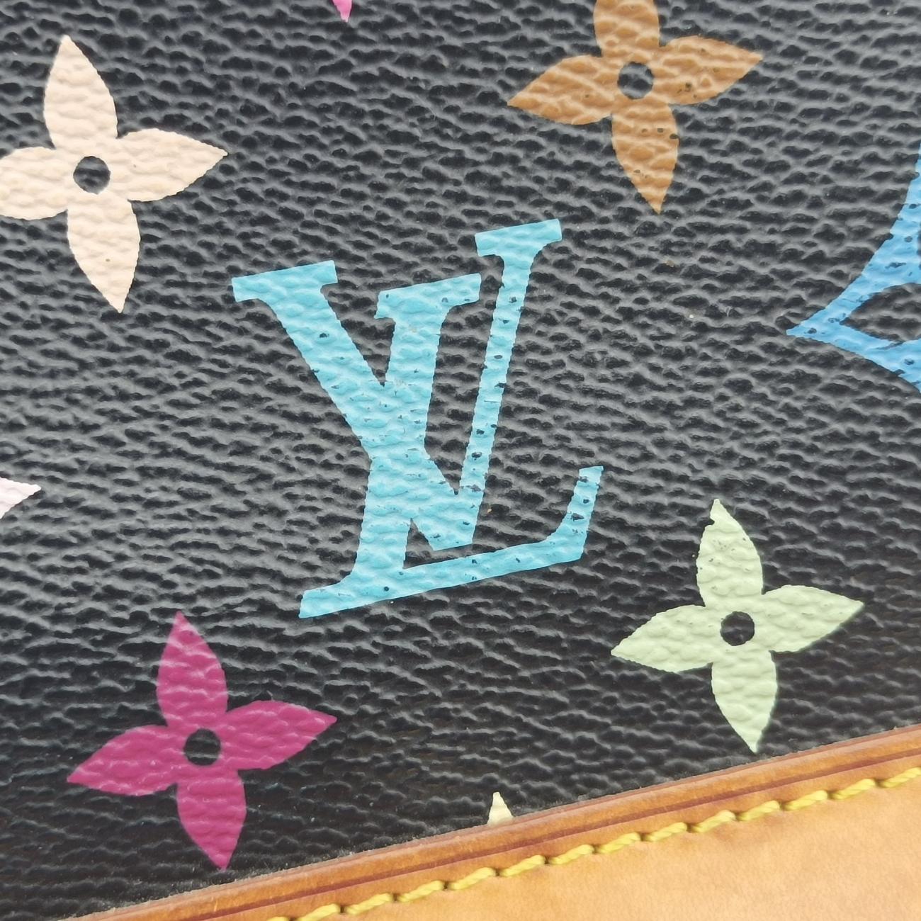 Vintage Louis Vuitton Alma PM Noir Monogram Multicolor M92646 handbag | stylenewstar