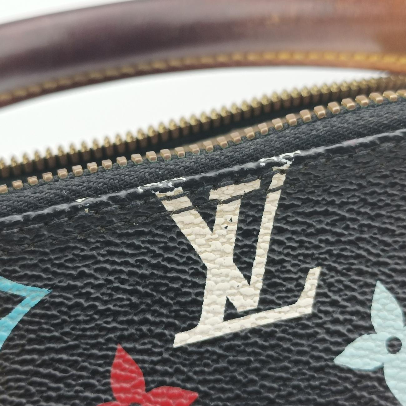 Vintage Louis Vuitton Alma PM Noir Monogram Multicolor M92646 handbag | stylenewstar