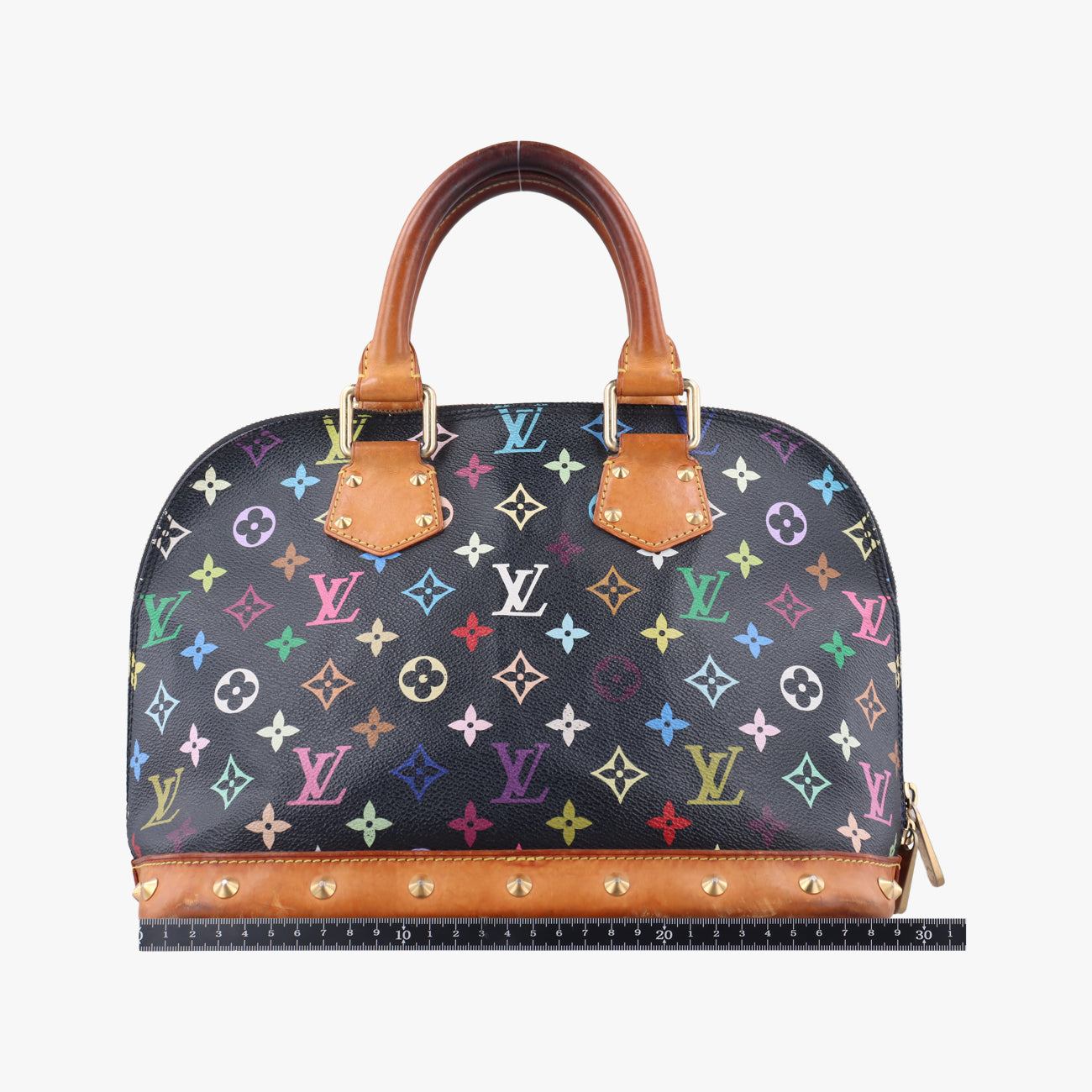 Vintage Louis Vuitton Alma PM Noir Monogram Multicolor M92646 handbag | stylenewstar