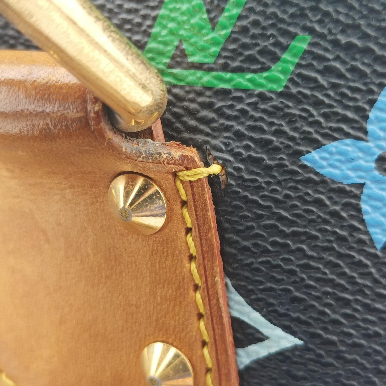 Vintage Louis Vuitton Alma PM Noir Monogram Multicolor M92646 handbag | stylenewstar