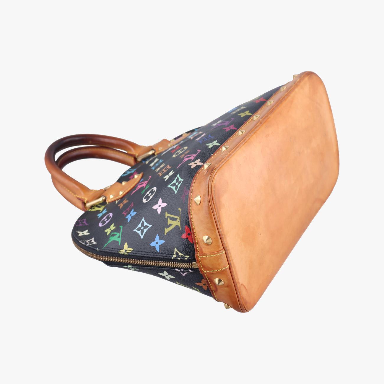 Vintage Louis Vuitton Alma PM Noir Monogram Multicolor M92646 handbag | stylenewstar