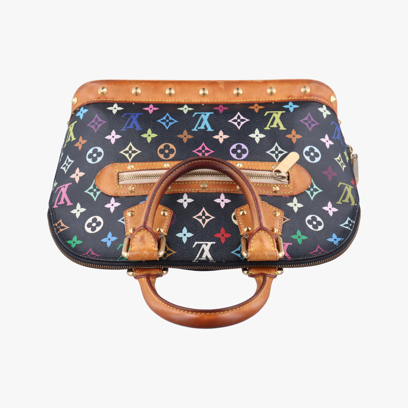 Vintage Louis Vuitton Alma PM Noir Monogram Multicolor M92646 handbag | stylenewstar