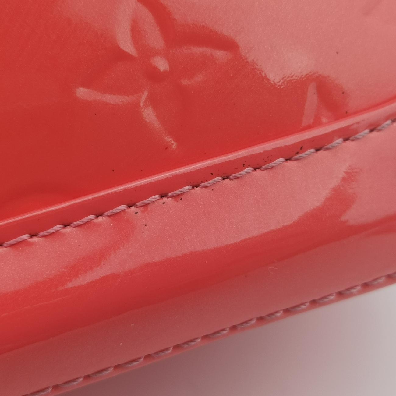 Pre-owned Louis Vuitton Alma BB ROSE LITCHI Vernis M90259 shoulderbag | stylenewstar