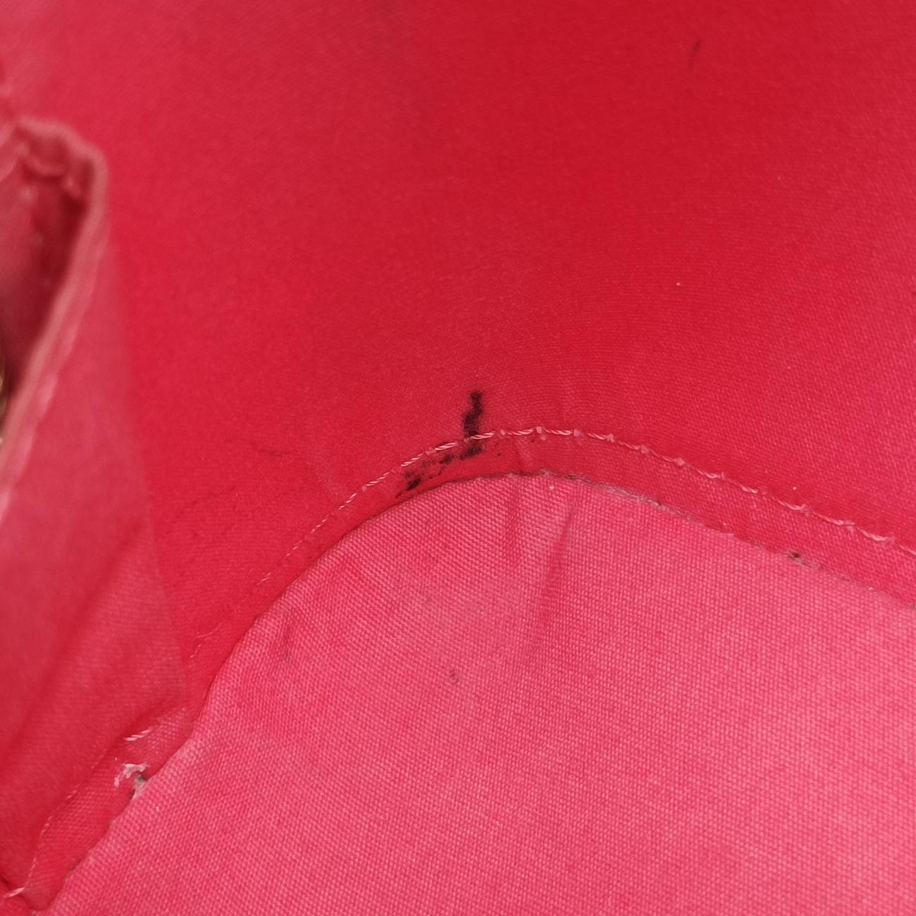 Pre-owned Louis Vuitton Alma BB ROSE LITCHI Vernis M90259 shoulderbag | stylenewstar