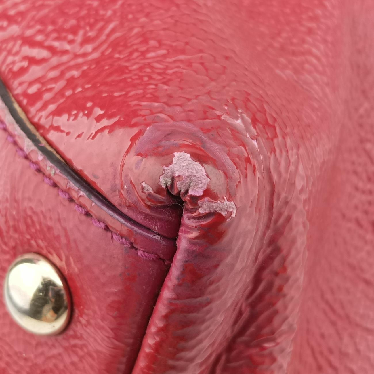 Pre-owned Gucci Soho Rose Patent 308362 shoulderbag | stylenewstar