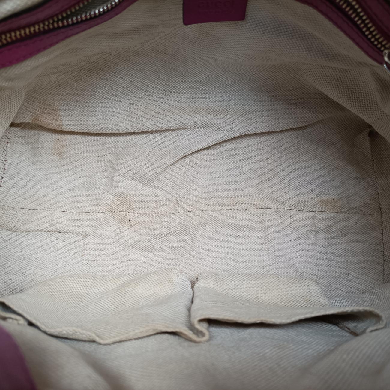 Pre-owned Gucci Soho Rose Patent 308362 shoulderbag | stylenewstar