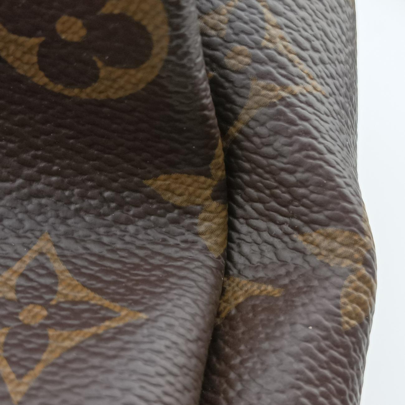 Vintage Louis Vuitton PALLAS brown×Rose Monogram Canvas×calf leather M41147 shoulderbag | stylenewstar