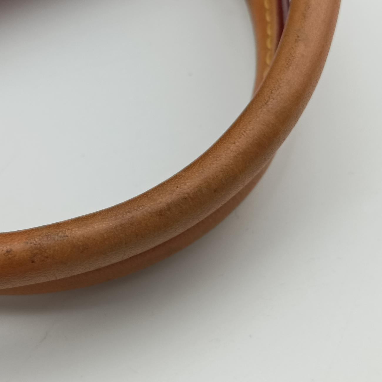 Vintage Louis Vuitton PALLAS brown×Rose Monogram Canvas×calf leather M41147 shoulderbag | stylenewstar