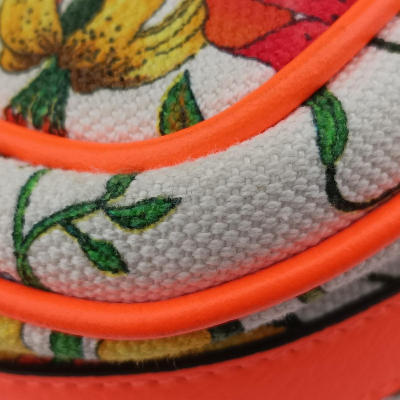 Vintage Gucci Floral Multicolour Canvas × Leather 550147 shoulderbag | stylenewstar