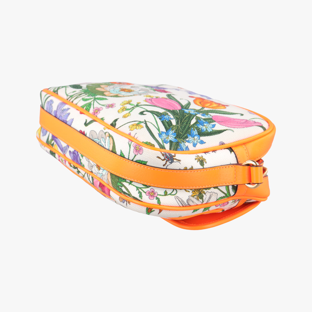 Vintage Gucci Floral Multicolour Canvas × Leather 550147 shoulderbag | stylenewstar