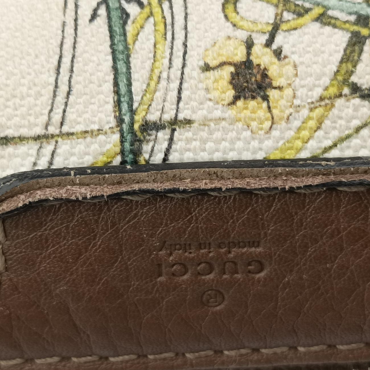 Vintage Gucci Sherry Line Multicolour canvas x leather 247205 shoulderbag | stylenewstar