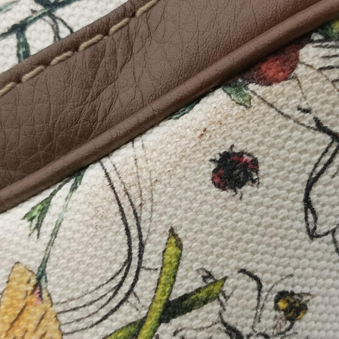 Vintage Gucci Sherry Line Multicolour canvas x leather 247205 shoulderbag | stylenewstar