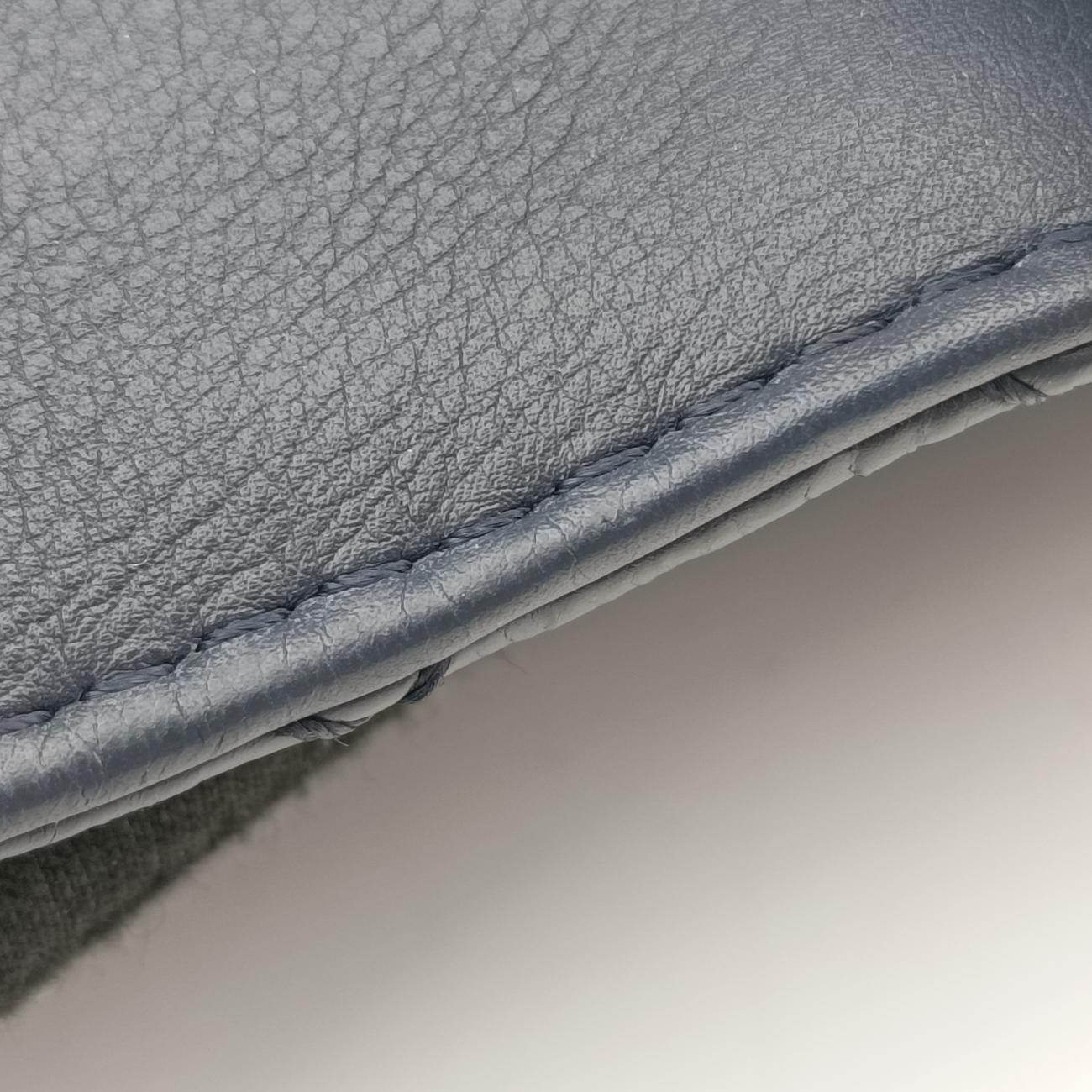 Pre-owned Chanel BOY CHANEL Navy Leather A67948 shoulderbag | stylenewstar