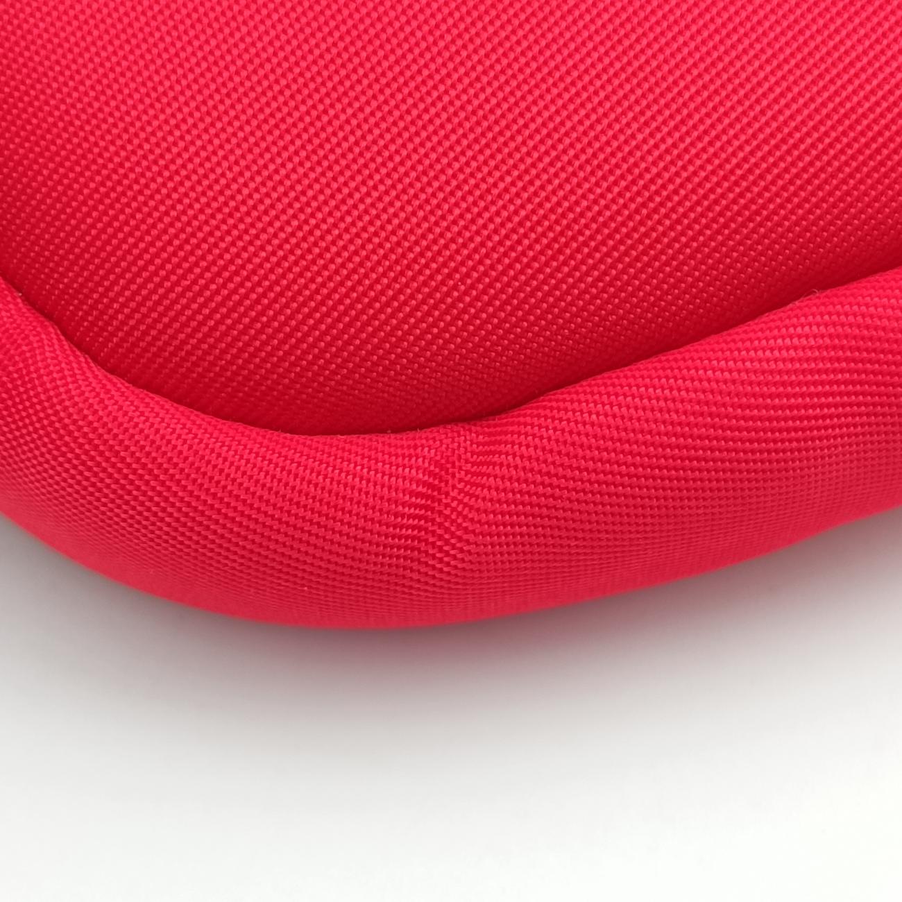 Pre-owned Prada Mini Pouch Coin Case Red×Black Nylon 1TT109 handbag | stylenewstar