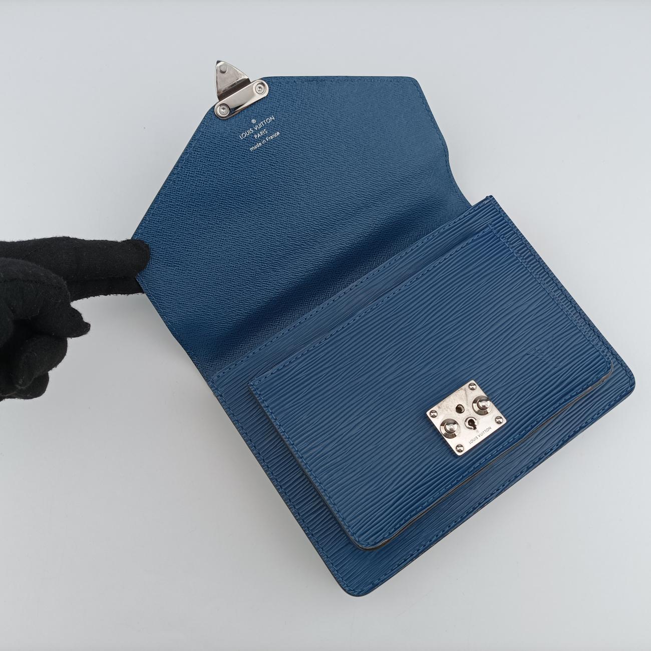 Pre-owned Louis Vuitton Monceau BB Andigo blue Epi M40785 shoulderbag | stylenewstar