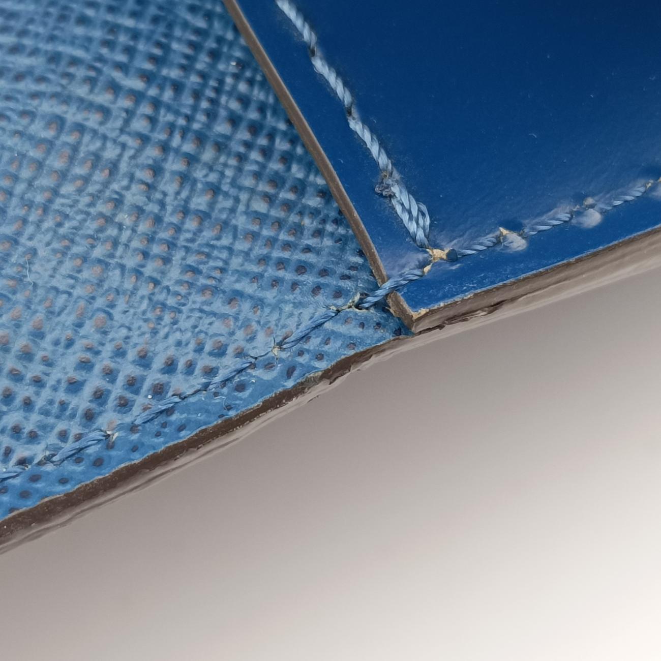 Pre-owned Louis Vuitton Monceau BB Andigo blue Epi M40785 shoulderbag | stylenewstar