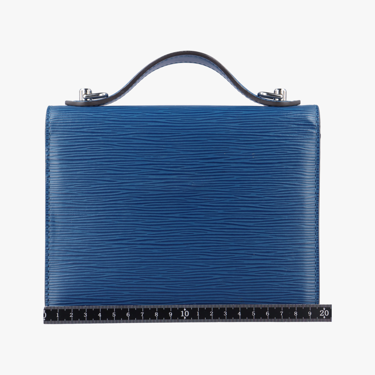 Pre-owned Louis Vuitton Monceau BB Andigo blue Epi M40785 shoulderbag | stylenewstar