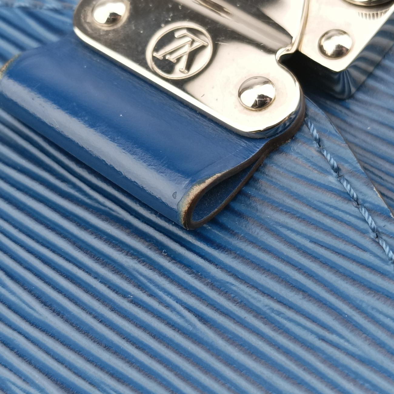 Pre-owned Louis Vuitton Monceau BB Andigo blue Epi M40785 shoulderbag | stylenewstar