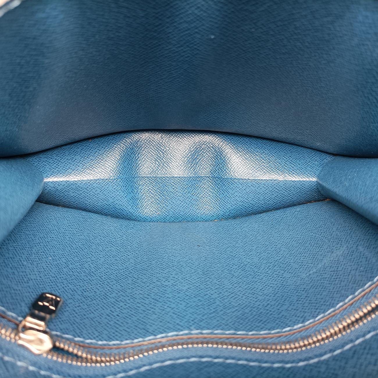 Pre-owned Louis Vuitton Monceau BB Andigo blue Epi M40785 shoulderbag | stylenewstar