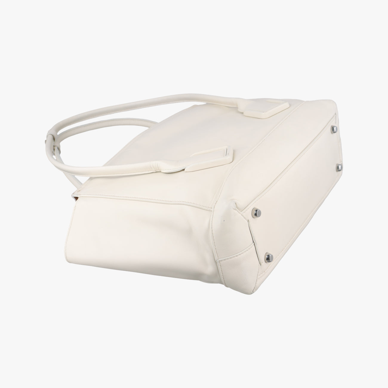 Vintage Bottega Veneta ARCO White Leather  shoulderbag | stylenewstar