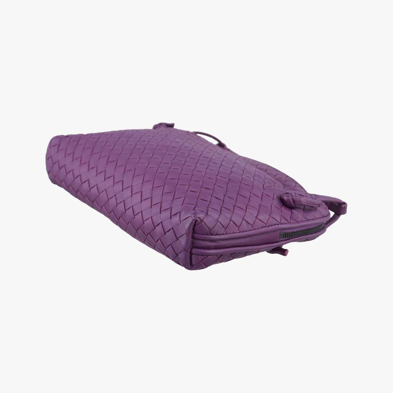 Vintage Bottega Veneta NODINI Intrecciato Purple lambskin  shoulderbag | stylenewstar