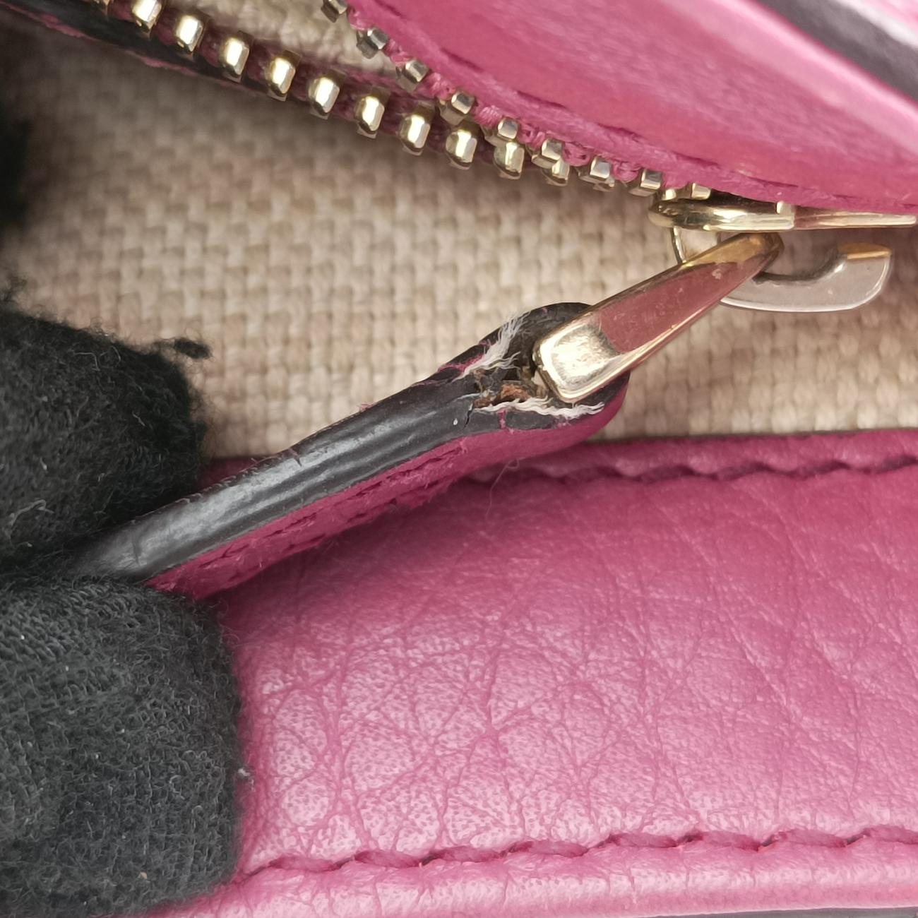 Pre-owned Gucci SOHO Burgundy Leather 336752 shoulderbag | stylenewstar