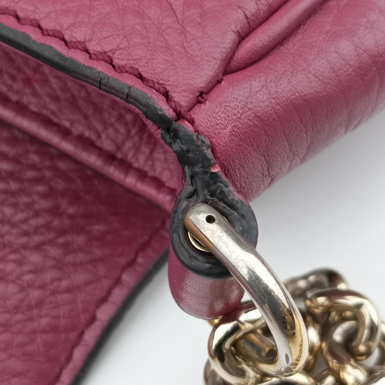 Pre-owned Gucci SOHO Burgundy Leather 336752 shoulderbag | stylenewstar