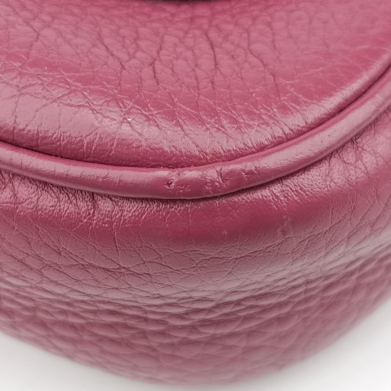 Pre-owned Gucci SOHO Burgundy Leather 336752 shoulderbag | stylenewstar