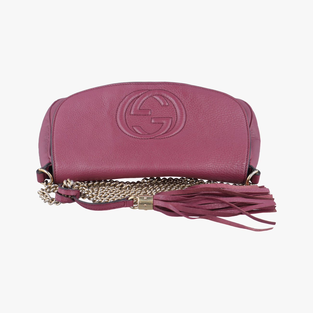 Pre-owned Gucci SOHO Burgundy Leather 336752 shoulderbag | stylenewstar