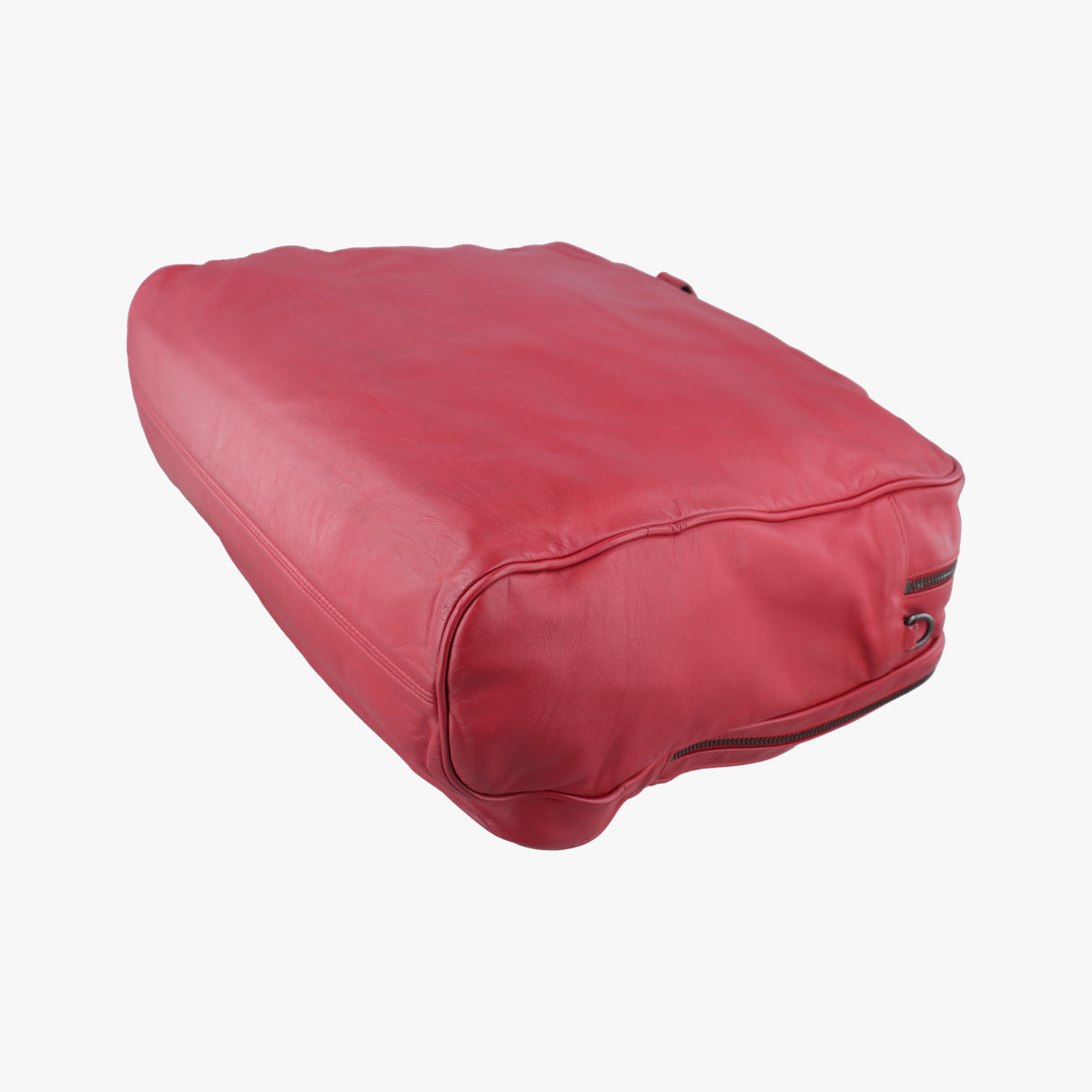 Pre-owned Bottega Veneta Intrecciato Red lambskin  handbag | stylenewstar