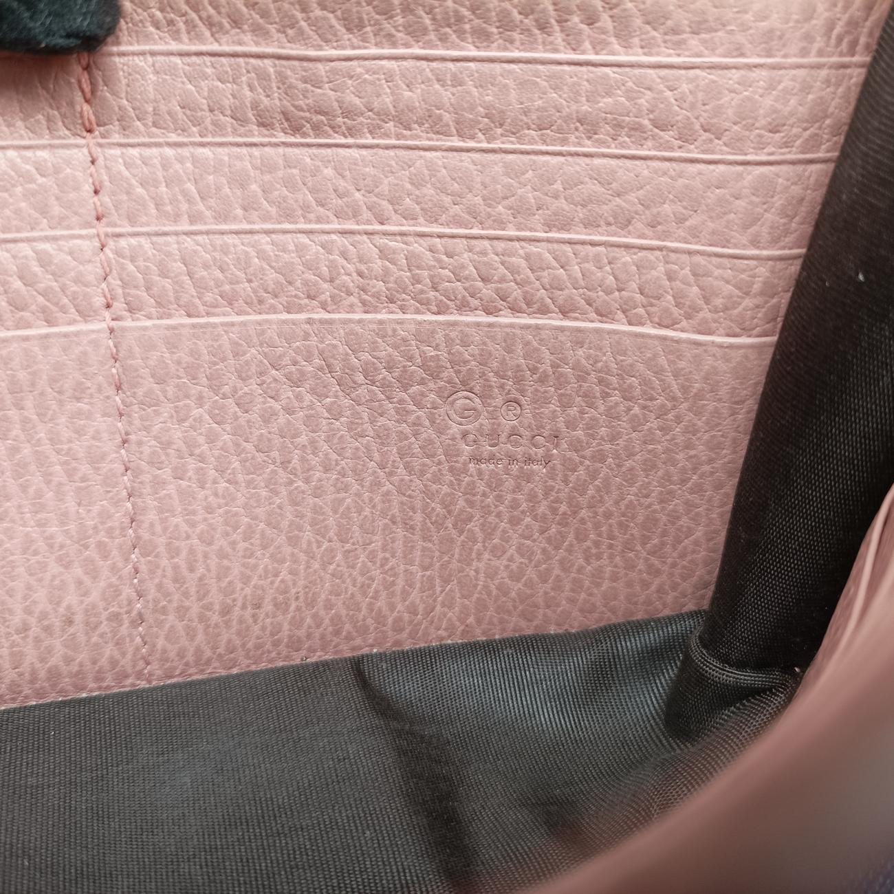 Pre-owned Gucci Interlocking G Pink Leather 510314 shoulderbag | stylenewstar