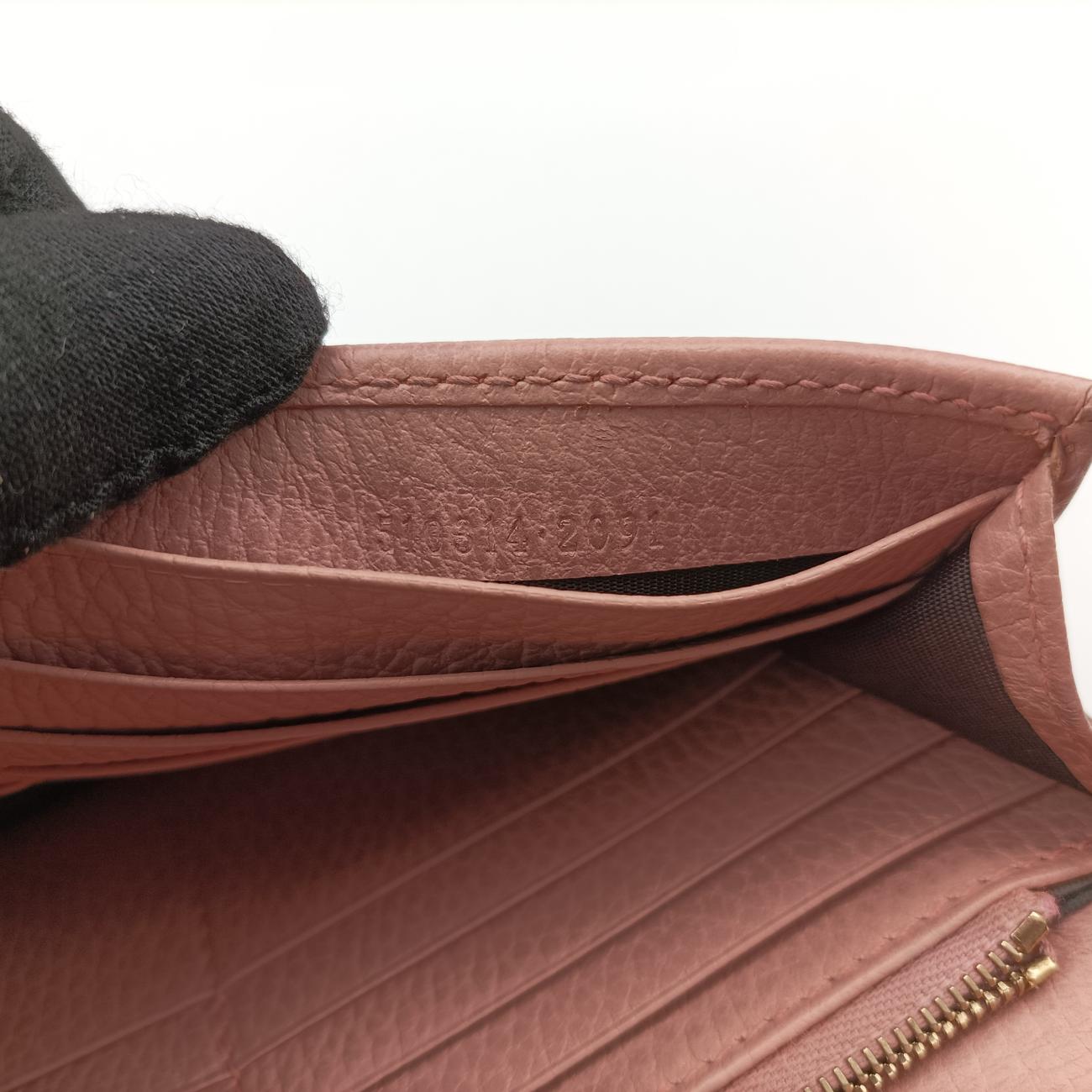 Pre-owned Gucci Interlocking G Pink Leather 510314 shoulderbag | stylenewstar