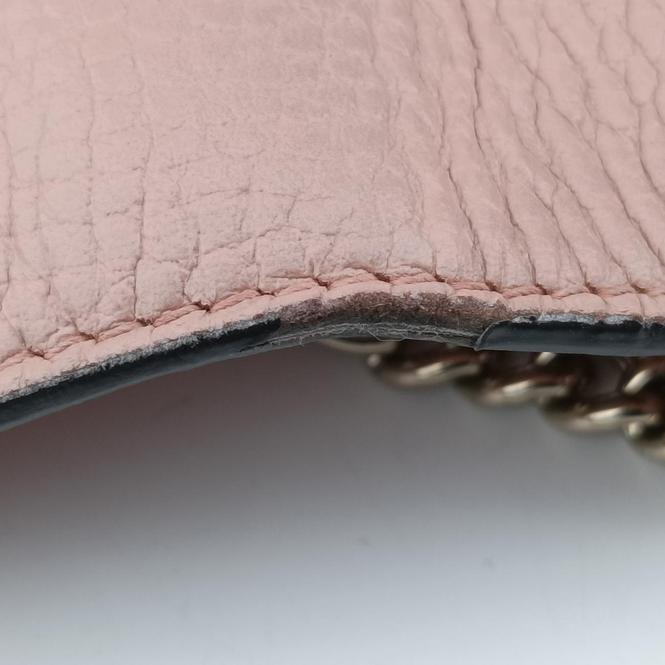 Pre-owned Gucci Interlocking G Pink Leather 510314 shoulderbag | stylenewstar