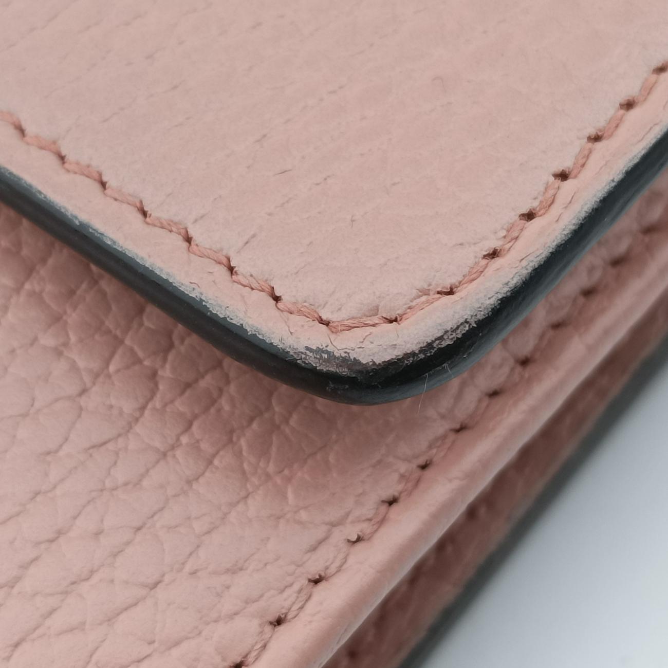 Pre-owned Gucci Interlocking G Pink Leather 510314 shoulderbag | stylenewstar