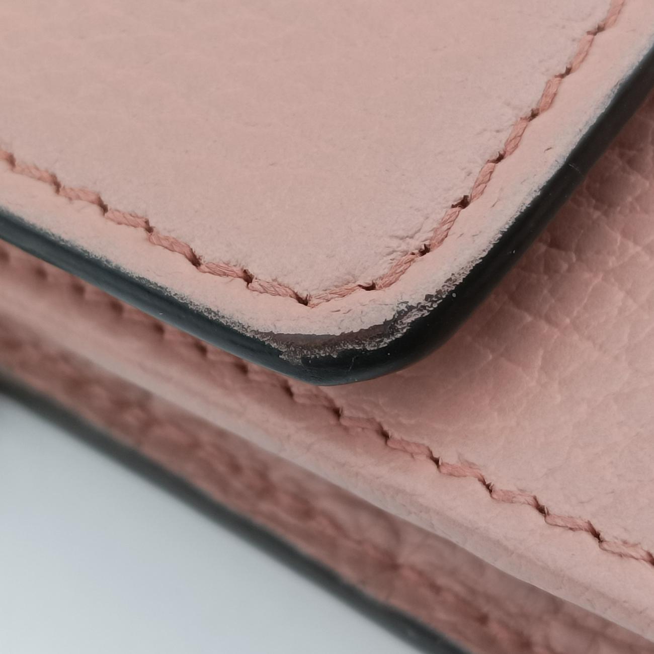 Pre-owned Gucci Interlocking G Pink Leather 510314 shoulderbag | stylenewstar