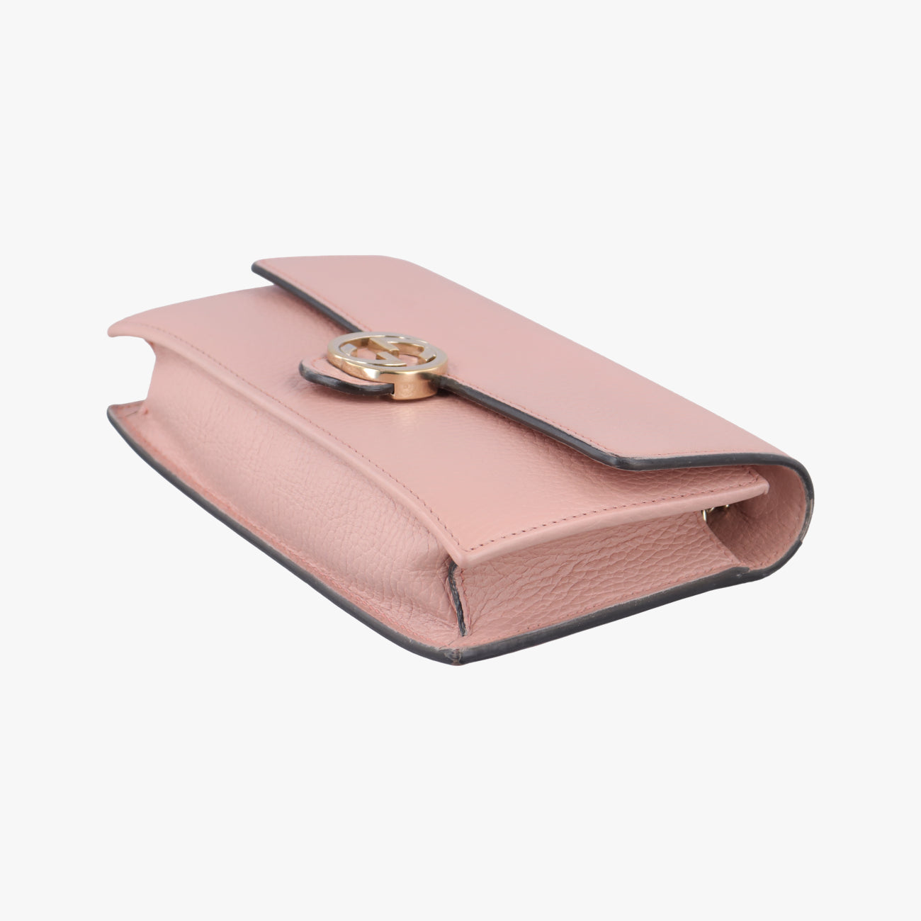 Pre-owned Gucci Interlocking G Pink Leather 510314 shoulderbag | stylenewstar