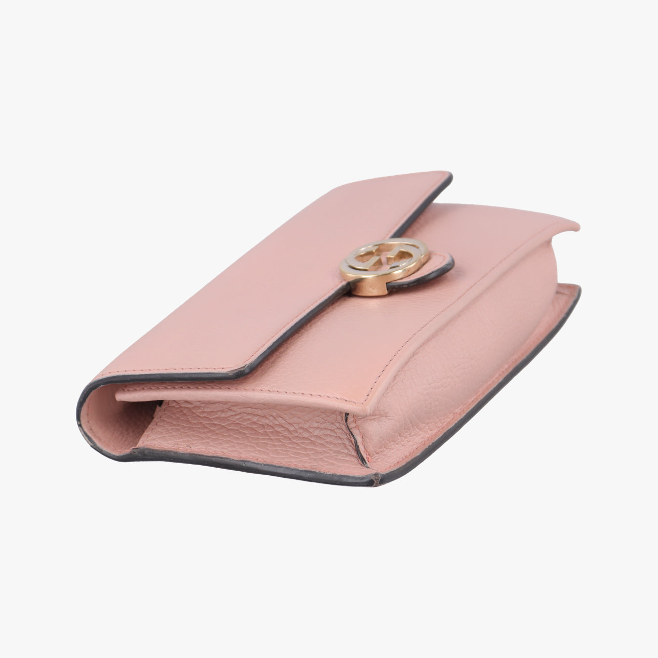 Pre-owned Gucci Interlocking G Pink Leather 510314 shoulderbag | stylenewstar