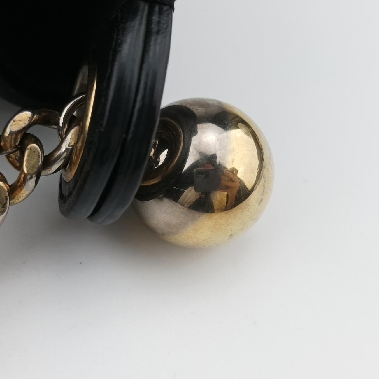 Pre-owned Chloe Gala Bucket Black Leather  shoulderbag | stylenewstar