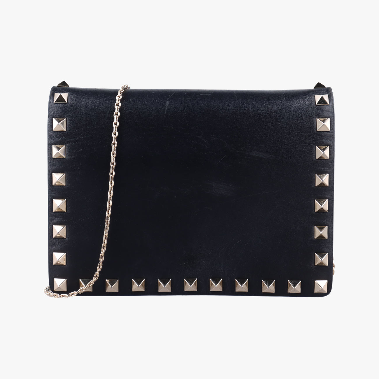 Vintage Valentino Rockstud Black leather  shoulderbag | stylenewstar