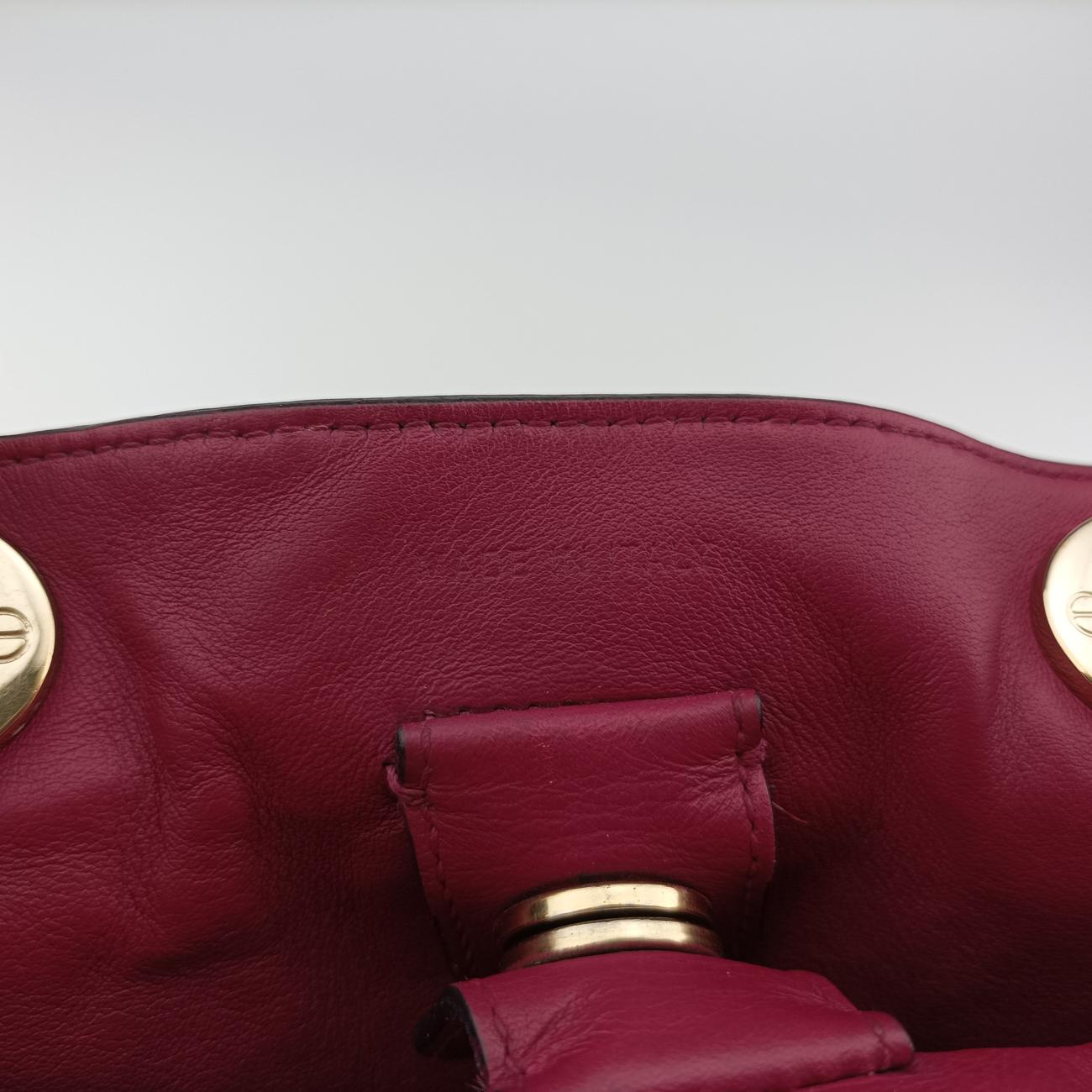 Pre-owned Christian Dior Diorissimo Black Leather  shoulderbag | stylenewstar