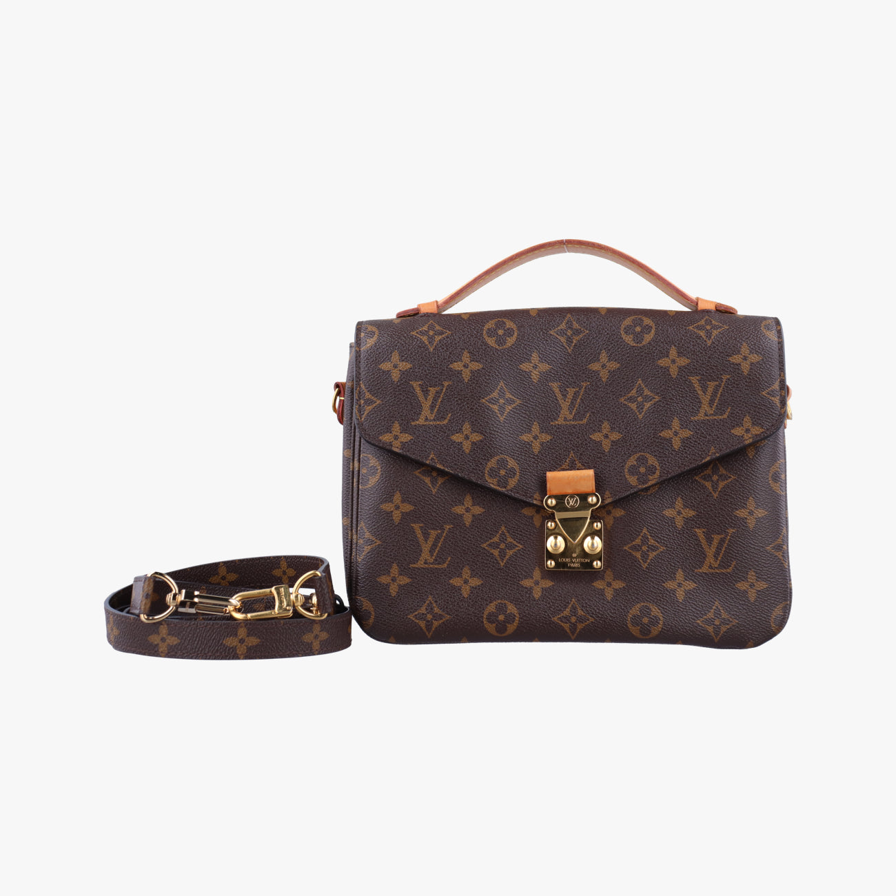 Vintage Louis Vuitton Pochette Metis MM Brown Monogram Canvas M44875 shoulderbag | stylenewstar