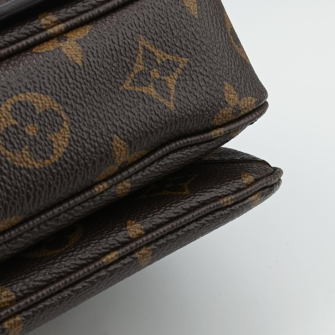 Vintage Louis Vuitton Pochette Metis MM Brown Monogram Canvas M44875 shoulderbag | stylenewstar