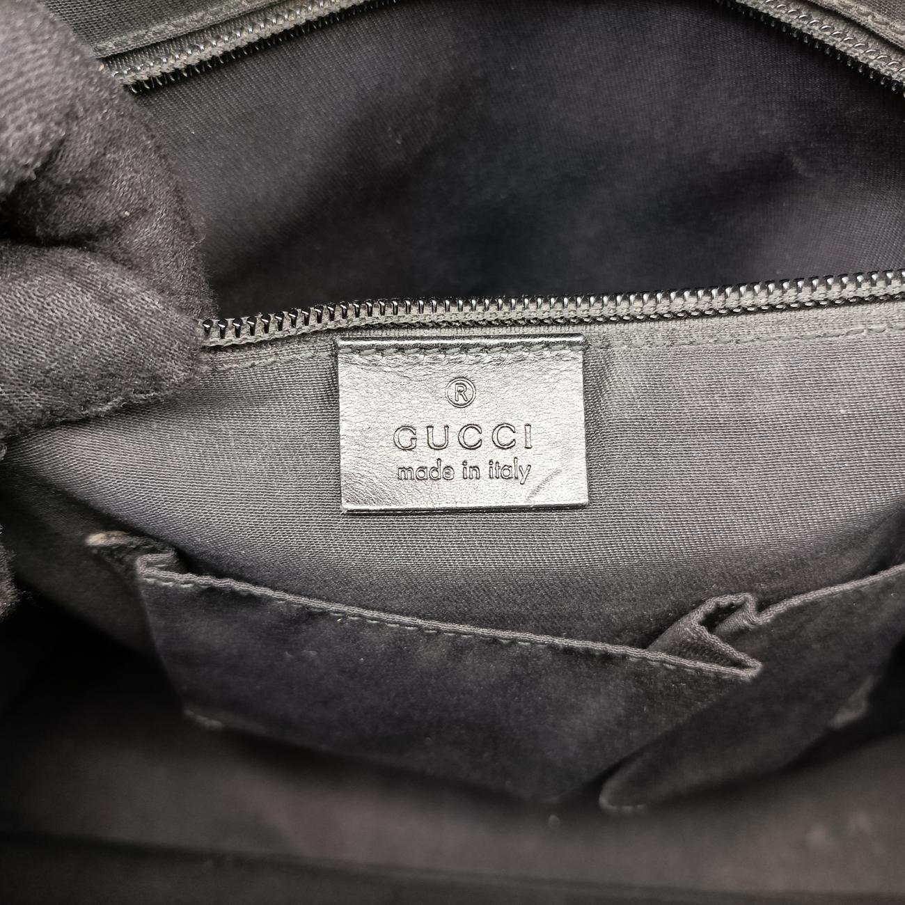 Secondhand Gucci Guccissima Messenger Black Leather 223665 shoulderbag | stylenewstar