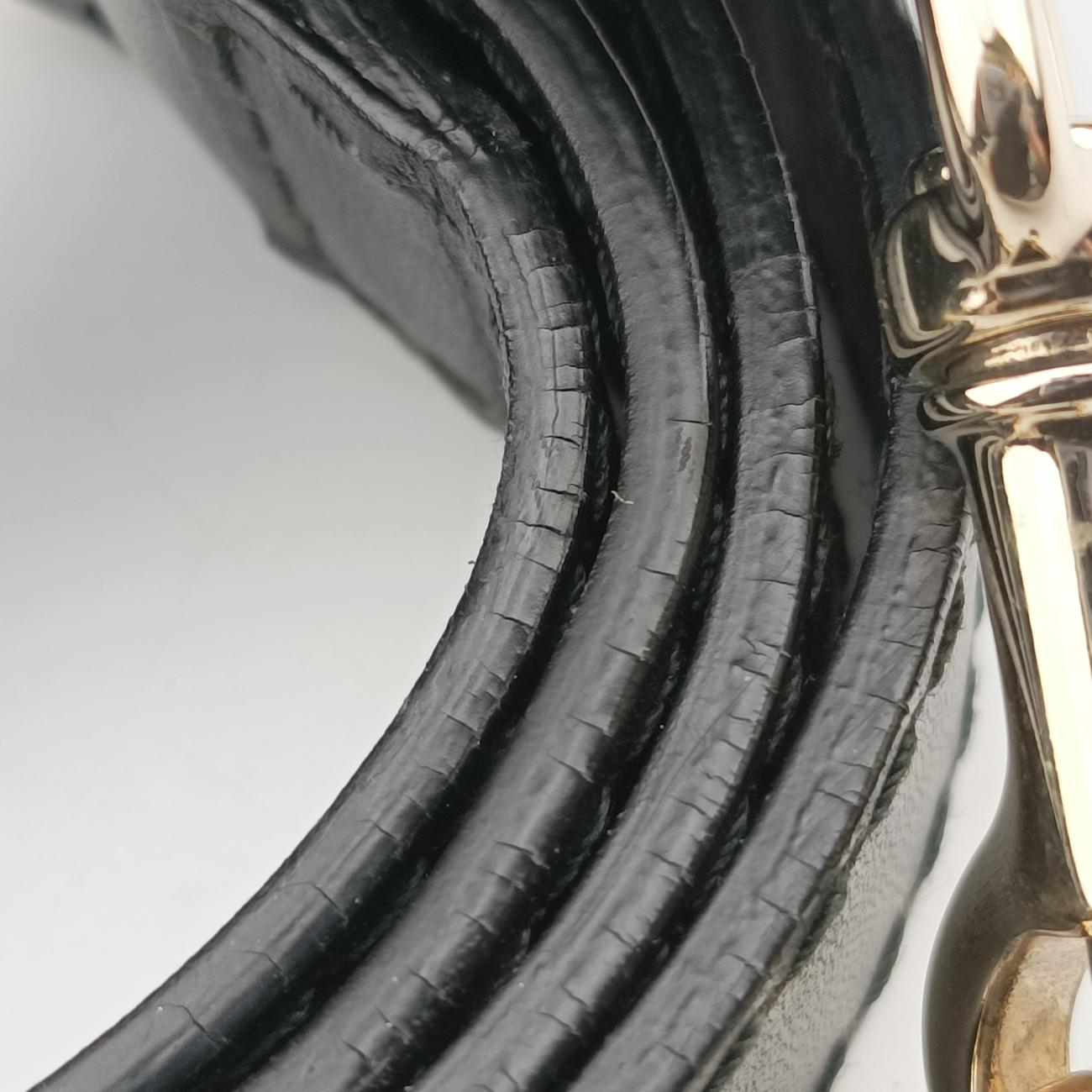 Pre-owned Gucci Sherry Line Beige x black x brown Leather x canvas 247205 shoulderbag | stylenewstar