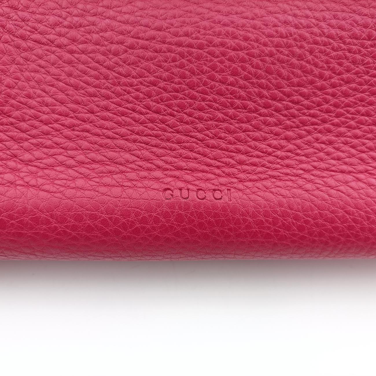 Pre-owned Gucci Bamboo Daily Rose Leather 392013 handbag | stylenewstar