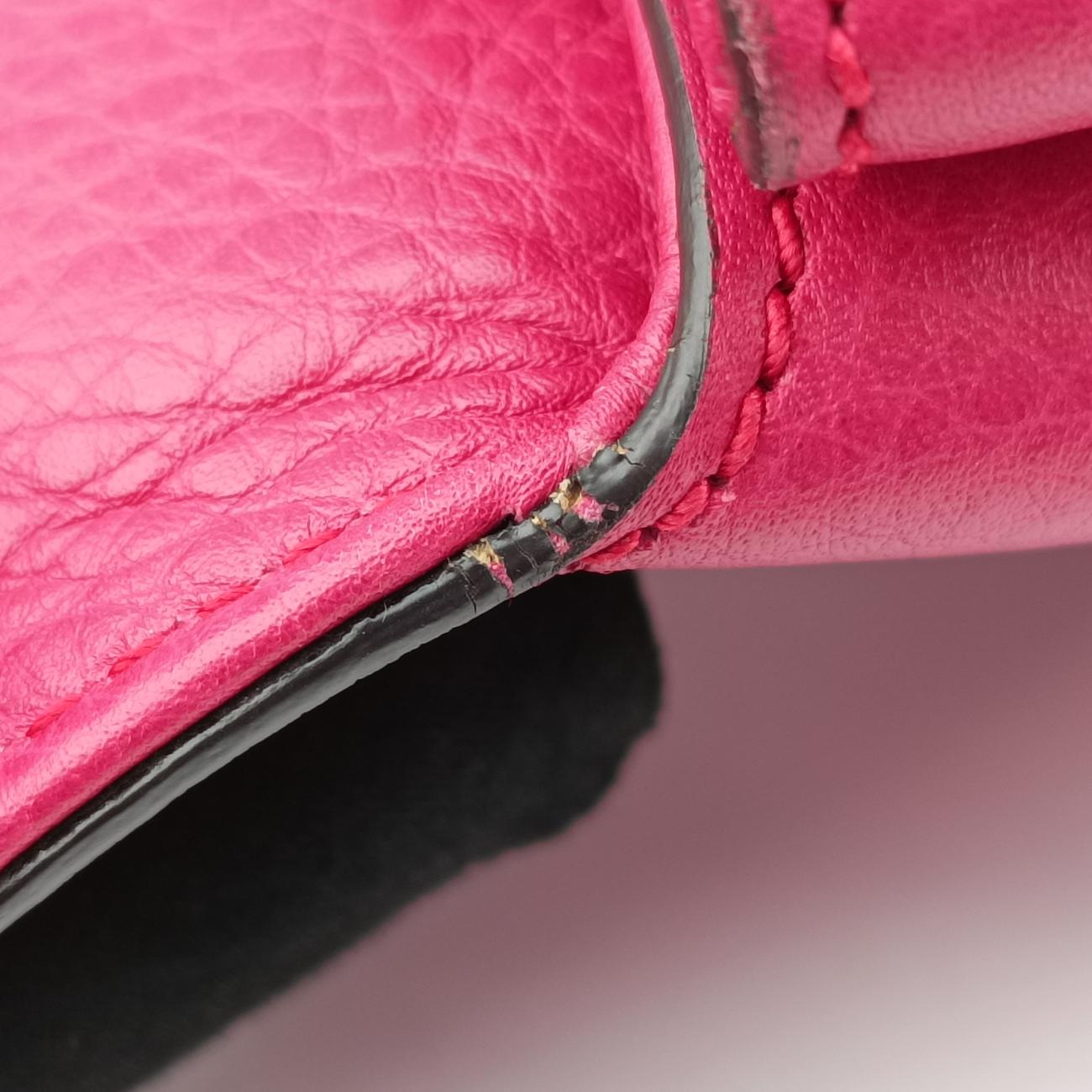 Pre-owned Gucci Bamboo Daily Rose Leather 392013 handbag | stylenewstar