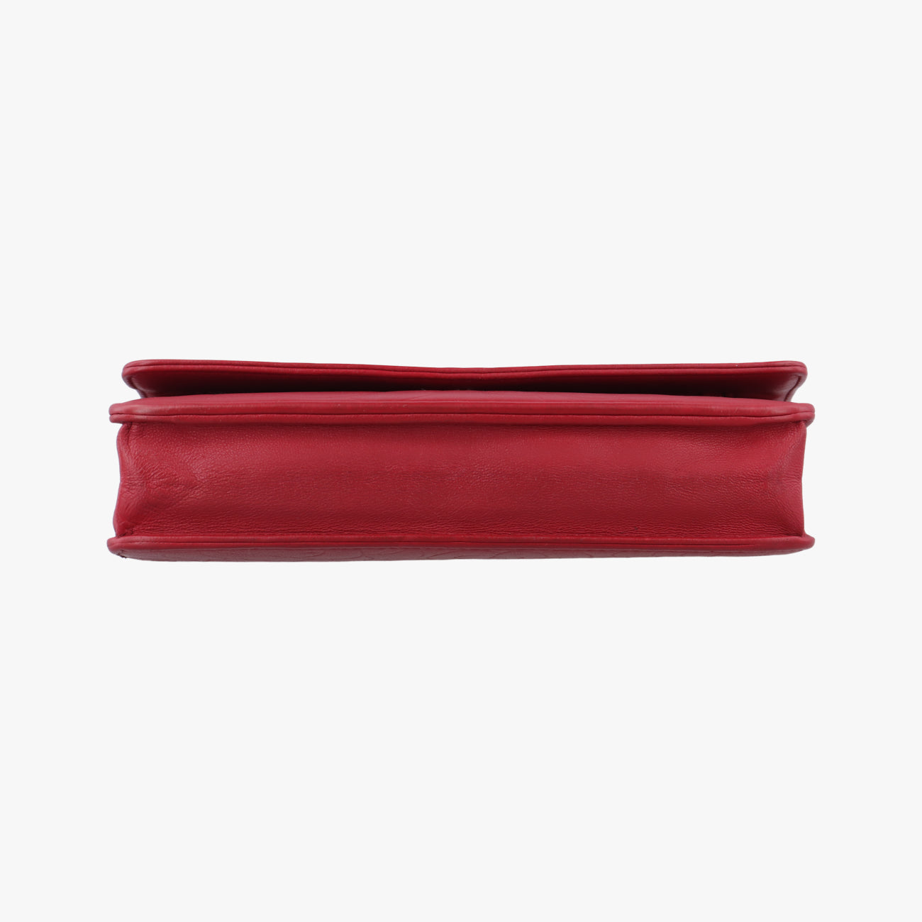 Pre-owned Chanel camellia Red lambskin A47421 shoulderbag | stylenewstar