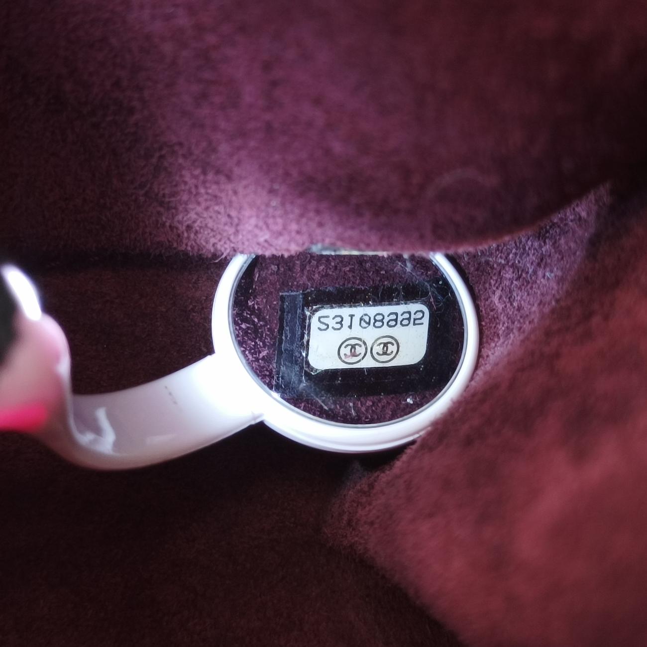 Pre-owned Chanel 2.55 Classic Double Reissue Flap Burgundy Leather A37586 shoulderbag | stylenewstar